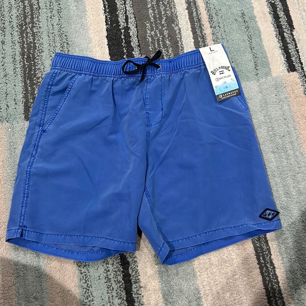 Blue billabong swim trunks